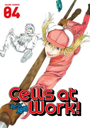 Portada de Cells at Work!, Tomo 4 (edición en inglés)
