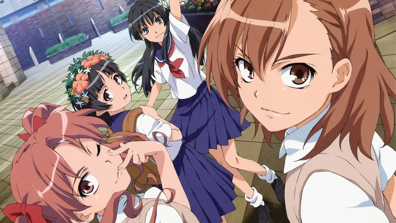 A Certain Scientific Railgun anime key visual