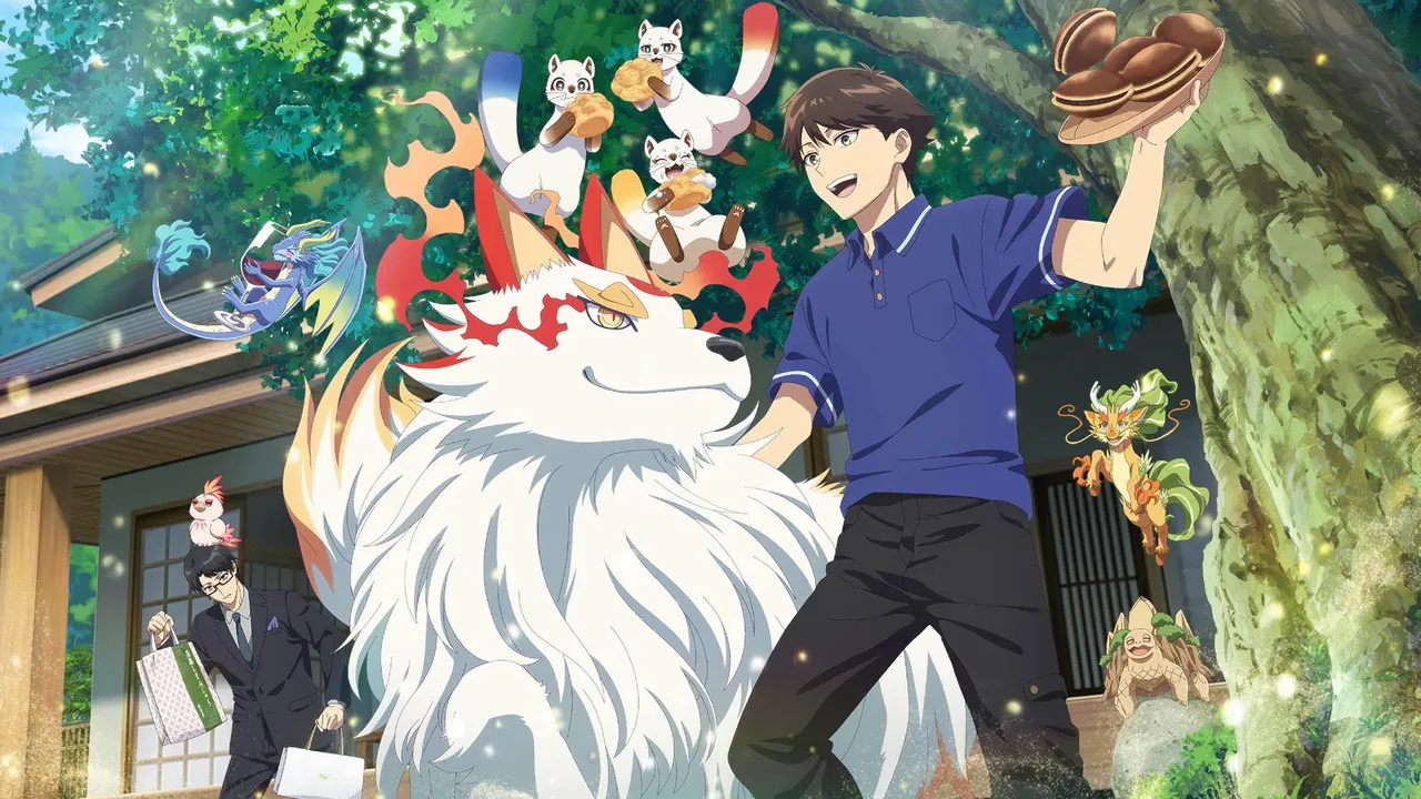 Kusunoki's Garden of Gods anime key visual