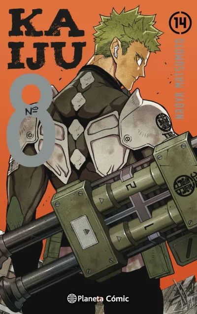 Portada de Kaiju No. 8, Tomo 14