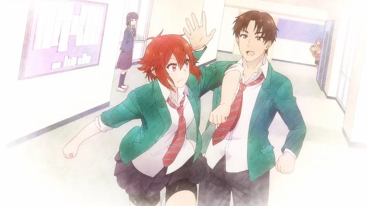 Tomo-chan Is a Girl! anime key visual
