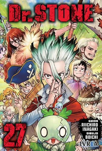 Portada de Dr. STONE, Tomo 27 (edición en español)