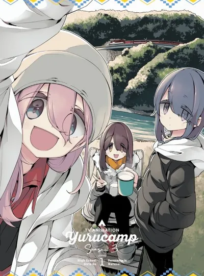 Laid-Back Camp Season 3 bonus shorts anime poster