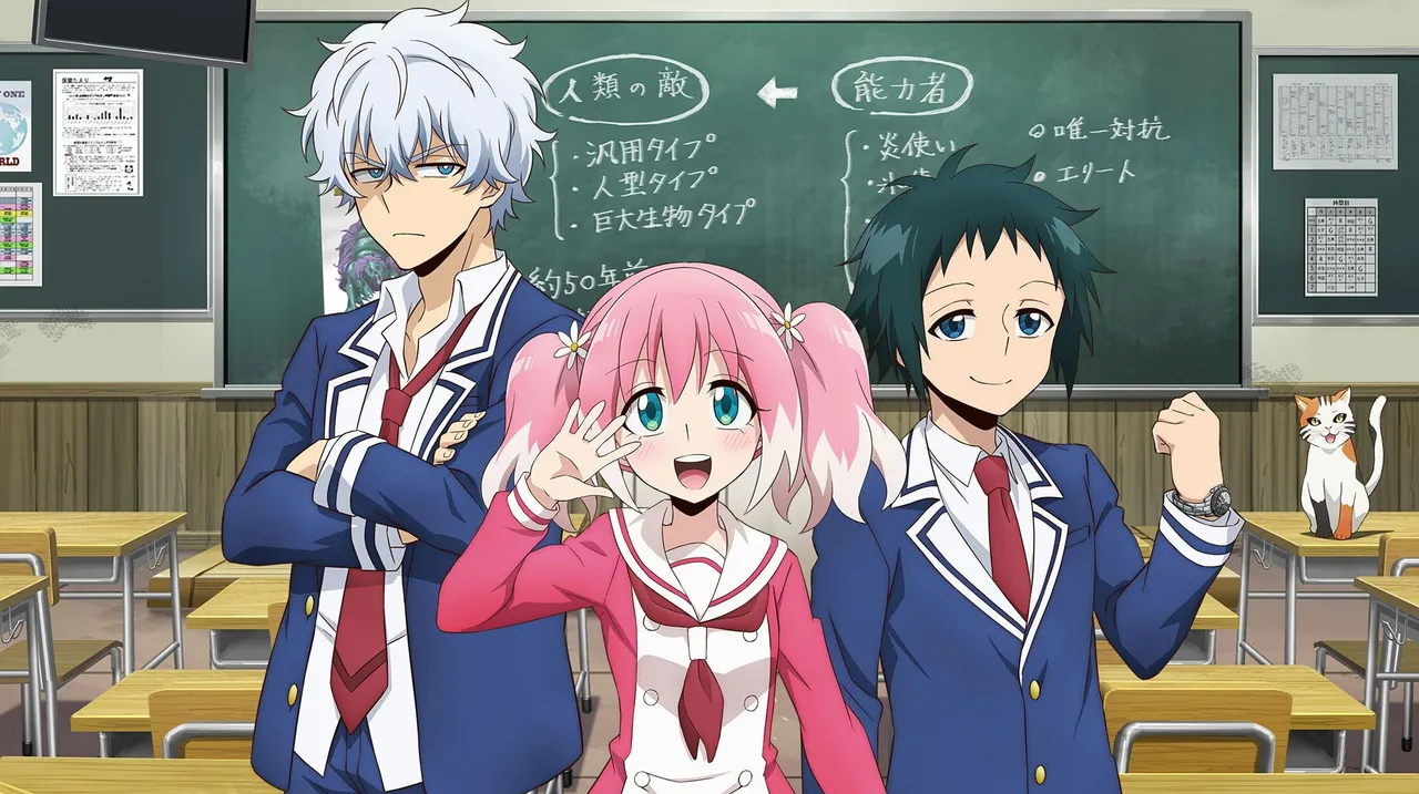 Talentless Nana anime key visual