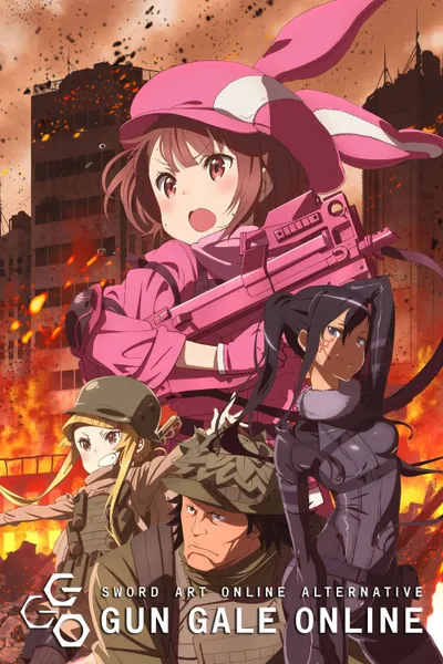 Sword Art Online Alternative: Gun Gale Online anime poster