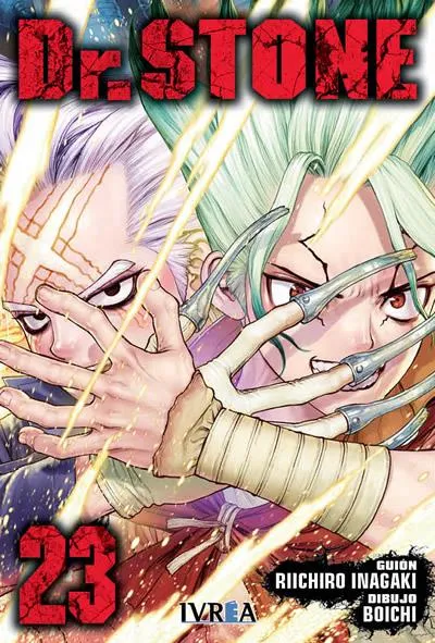 Portada de Dr. STONE, Tomo 23 (edición en español)