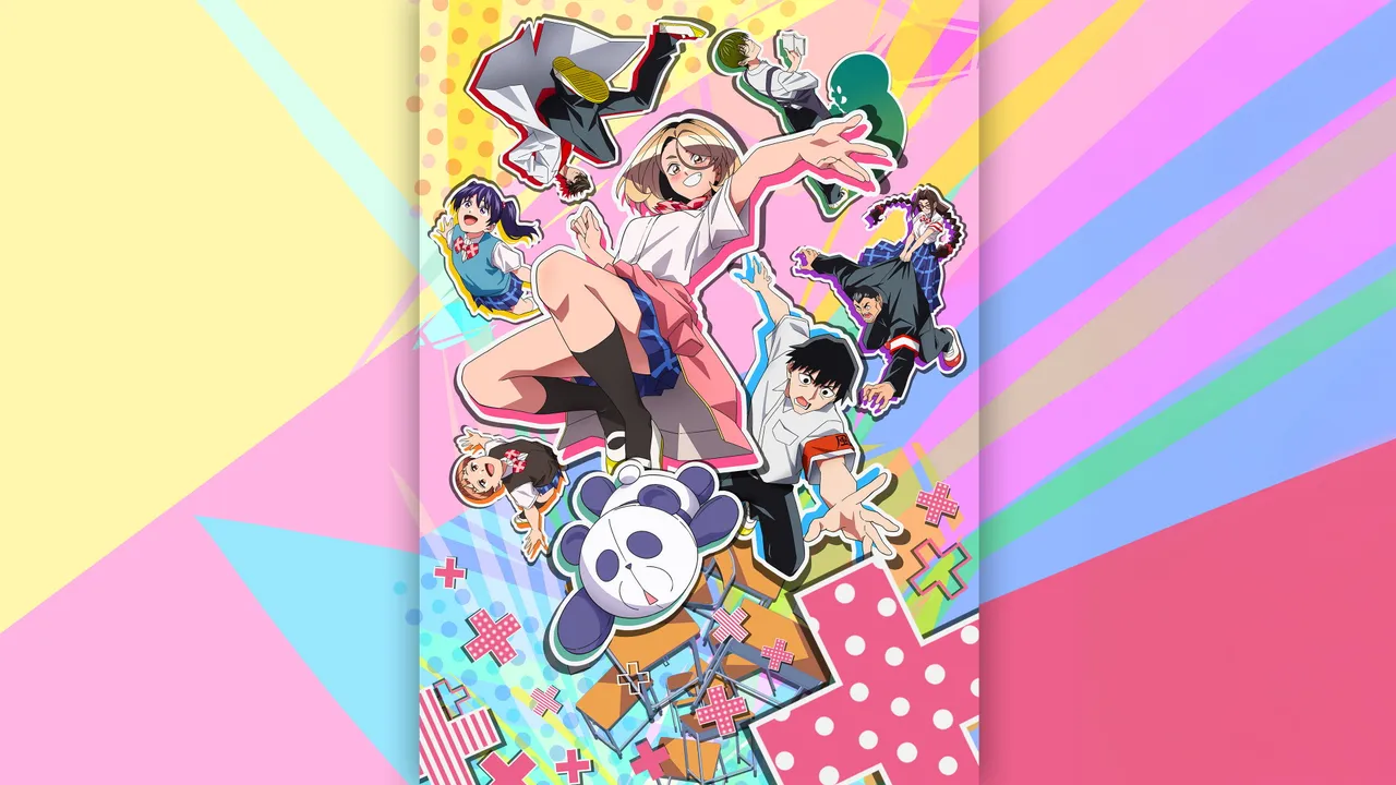 The Klutzy Class Monitor and the Girl with the Short Skirt anime key visual