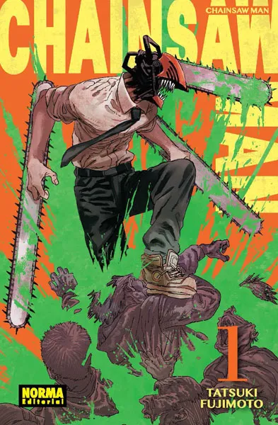 Portada de Chainsaw Man, Tomo 1