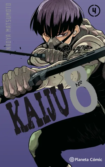 Portada de Kaiju No. 8, Tomo 4