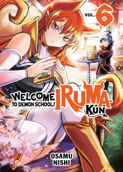 Portada de Iruma-kun en el instituto demoníaco, Tomo 6 (edición en inglés)
