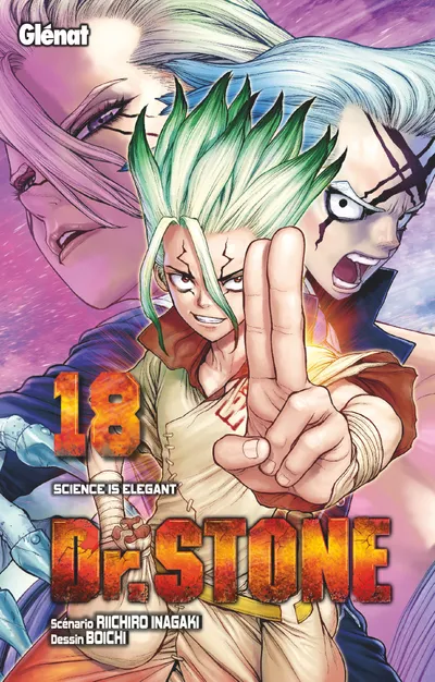 Couverture de Dr. STONE, Tome 18