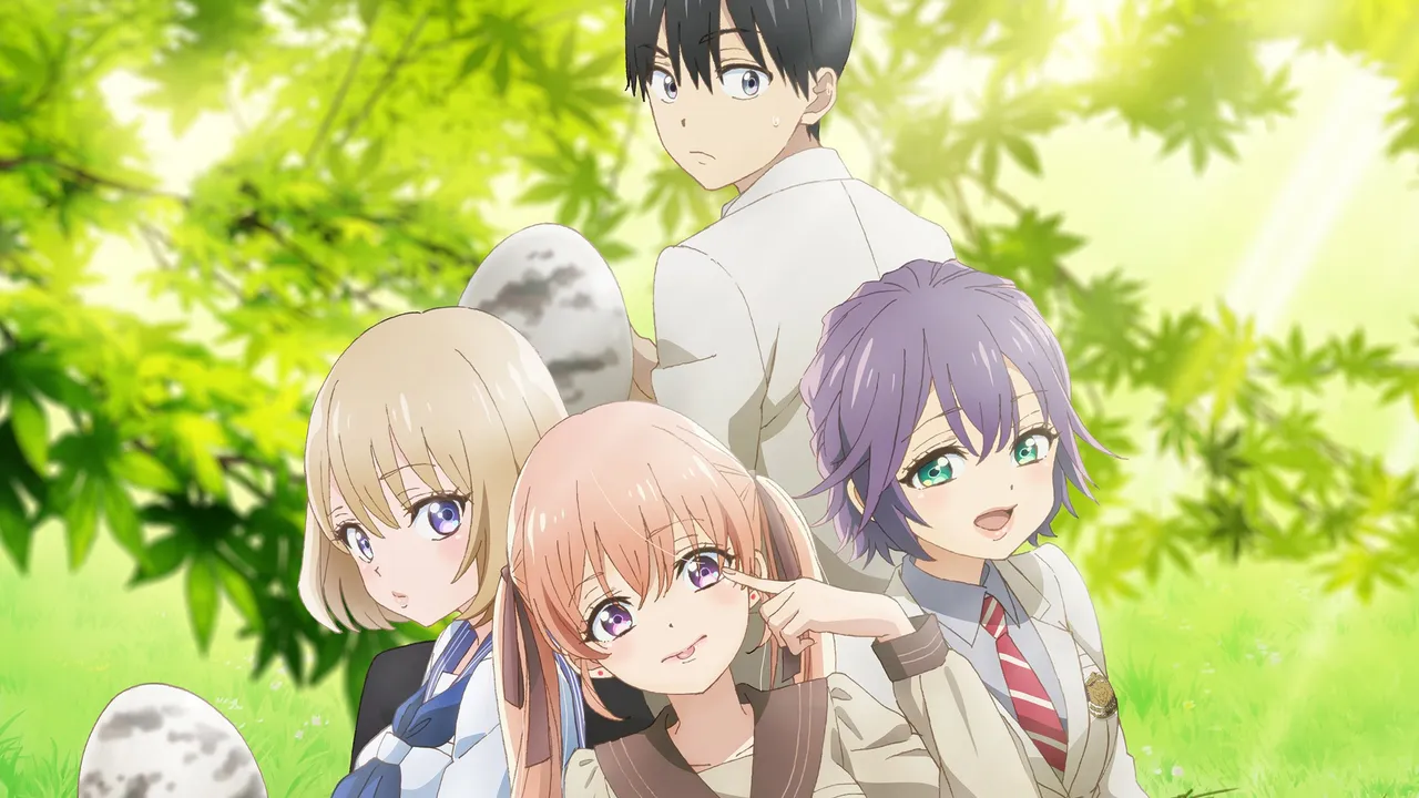 A Couple of Cuckoos anime key visual