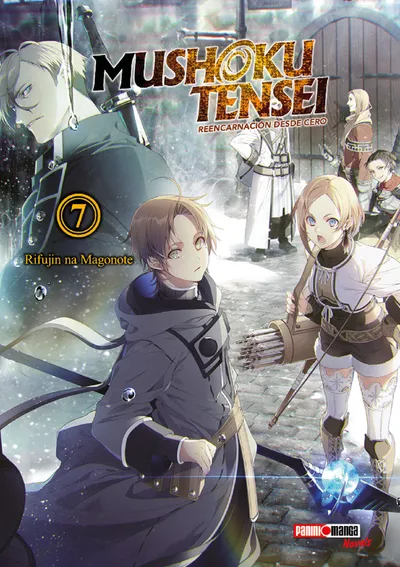 Portada de Mushoku Tensei: Jobless Reincarnation, Tomo 7 (edición en español)