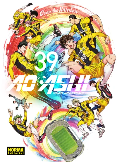 Portada de Aoashi, Tomo 39