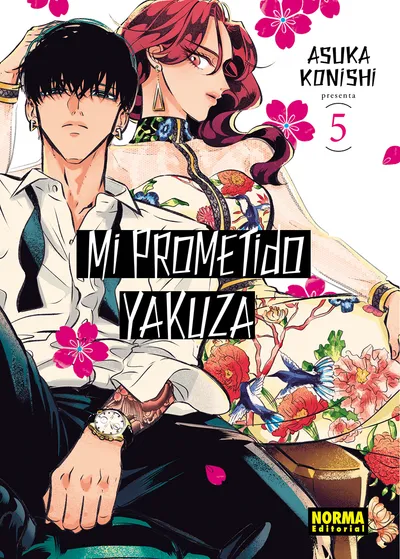 Portada de Yakuza Fiancé: Raise wa Tanin ga Ii, Tomo 5