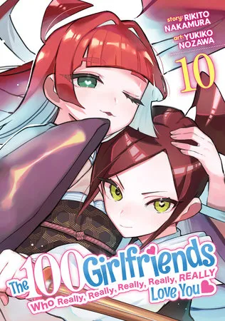 Couverture de Les 100 petites amies qui t'aiiiment à en mourir, Tome 10 (édition en anglais)