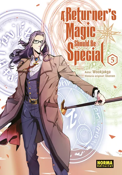 Portada de A Returner's Magic Should Be Special, Tomo 5