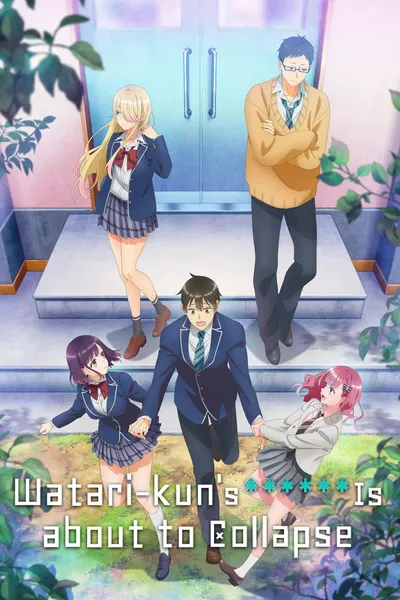 Póster del anime Watari-kun's ****** Is about to Collapse