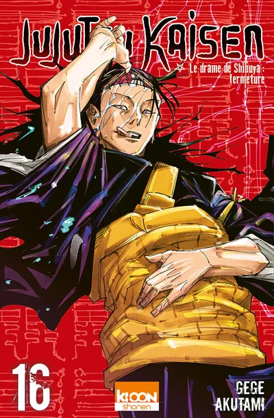 Couverture de Jujutsu Kaisen, Tome 16 (édition en français)