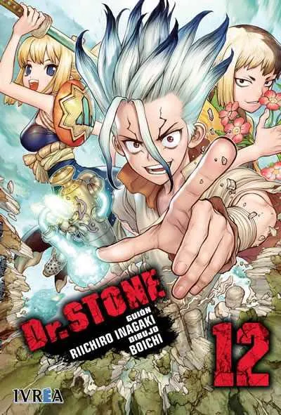 Portada de Dr. STONE, Tomo 12