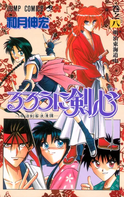 『るろうに剣心』第8巻の表紙（日本語版）