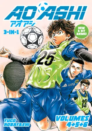 Cover of Aoashi, Vol. 2 · 3-in-1 omnibus