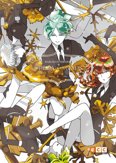 Portada de La tierra de las gemas, Tomo 6