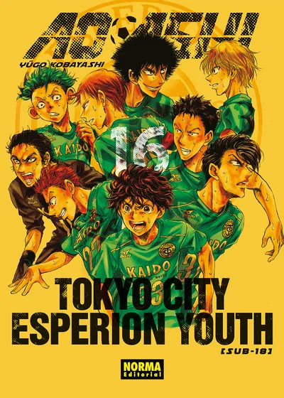 Portada de Aoashi, Tomo 16