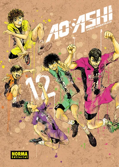 Portada de Aoashi, Tomo 12 (edición en español)