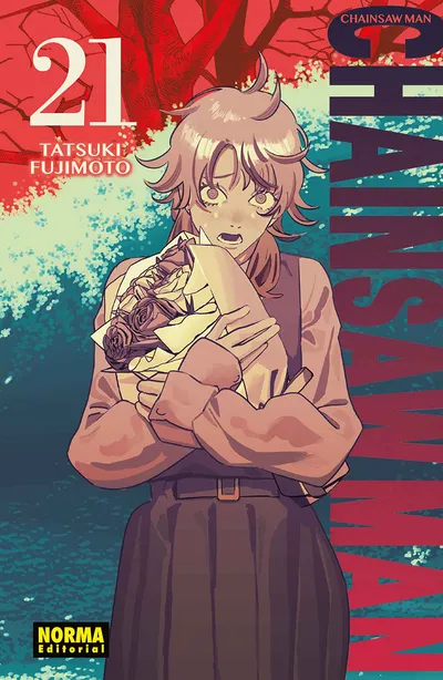Portada de Chainsaw Man, Tomo 21