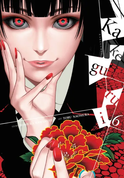 Portada de Kakegurui: Jugadores dementes, Tomo 6 (edición en inglés)