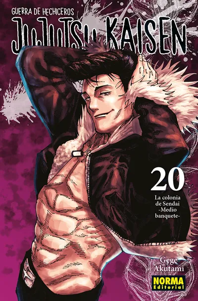 Portada de Jujutsu Kaisen, Tomo 20