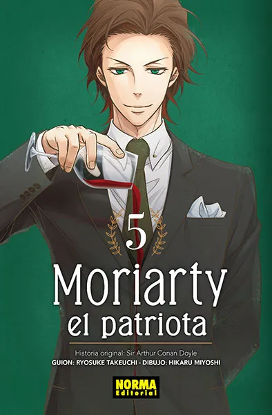Portada de Moriarty the Patriot, Tomo 5 (edición en español)