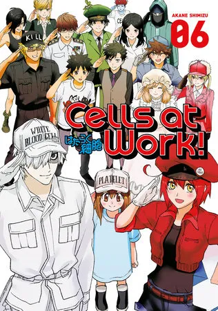 Portada de Cells at Work!, Tomo 6 (edición en inglés)