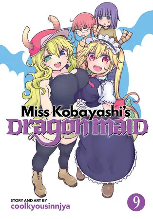 Cover of Miss Kobayashi’s Dragon Maid, Vol. 9 (English edition)