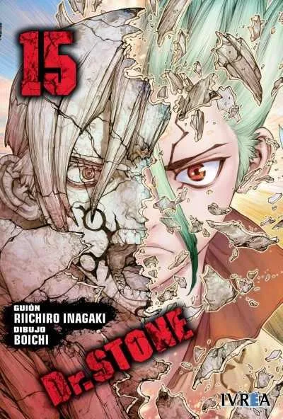 Portada de Dr. STONE, Tomo 15