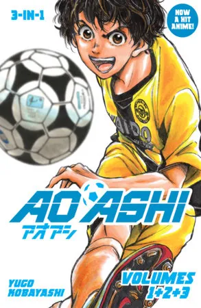 Cover of Aoashi, Vol. 1 · 3-in-1 omnibus (English edition)