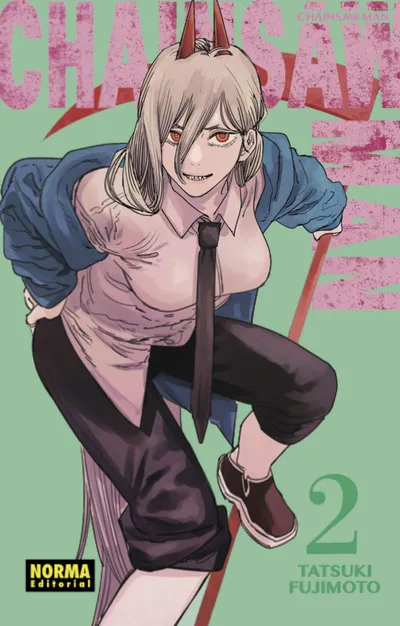 Portada de Chainsaw Man, Tomo 2