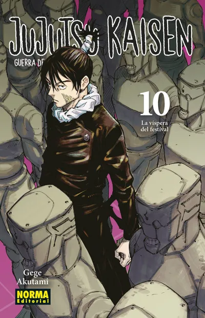 Portada de Jujutsu Kaisen, Tomo 10