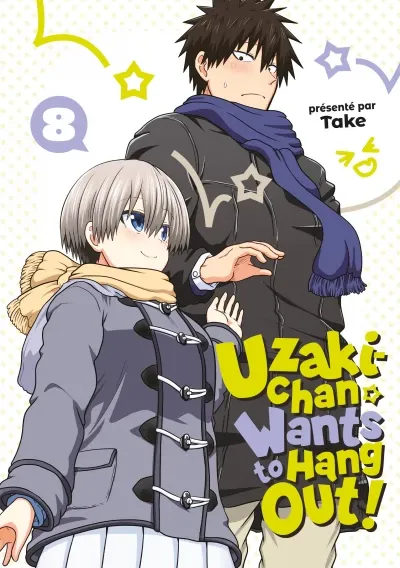 Couverture de Uzaki-chan Wants to Hang Out!, Tome 8 (édition en français)