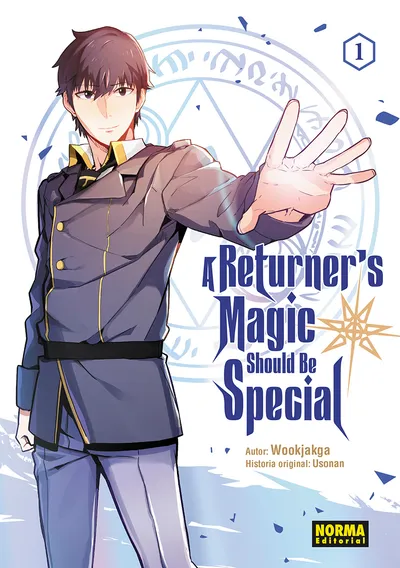 Portada de A Returner's Magic Should Be Special, Tomo 1