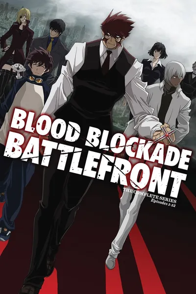 Blood Blockade Battlefront Season 1 anime poster