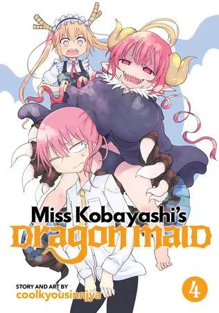 Cover of Miss Kobayashi’s Dragon Maid, Vol. 4 (English edition)