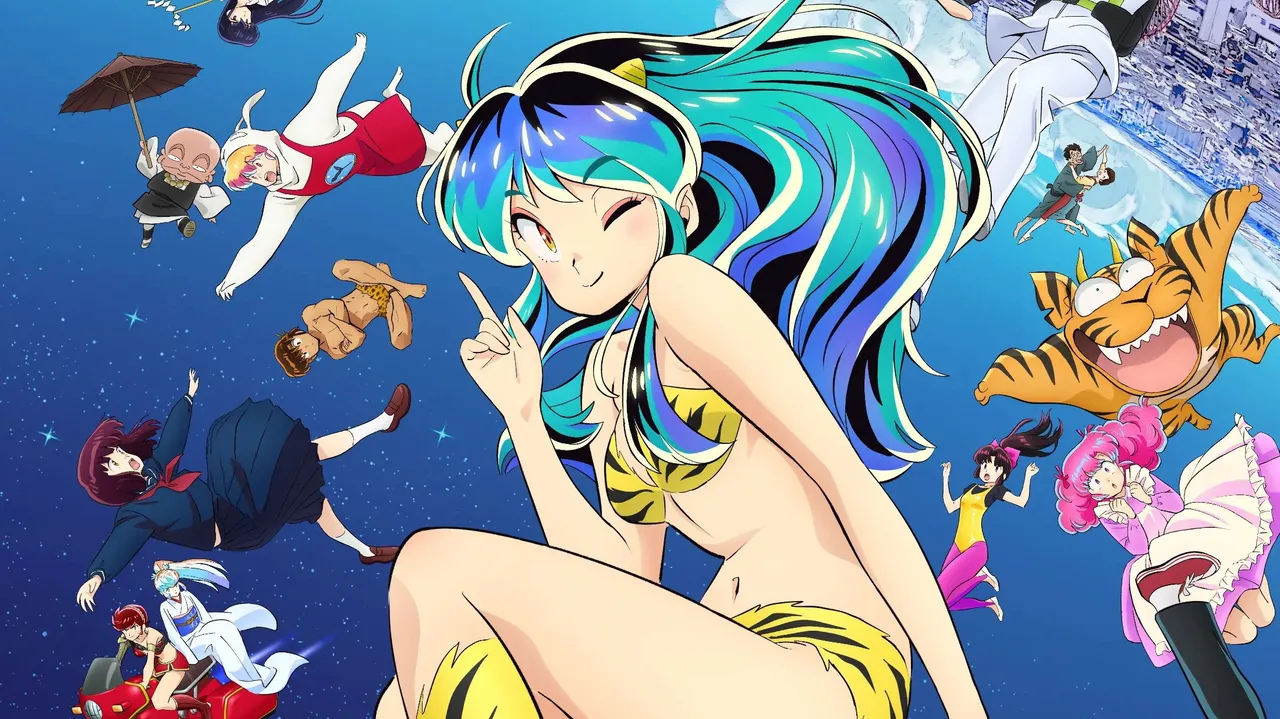 Urusei Yatsura anime key visual