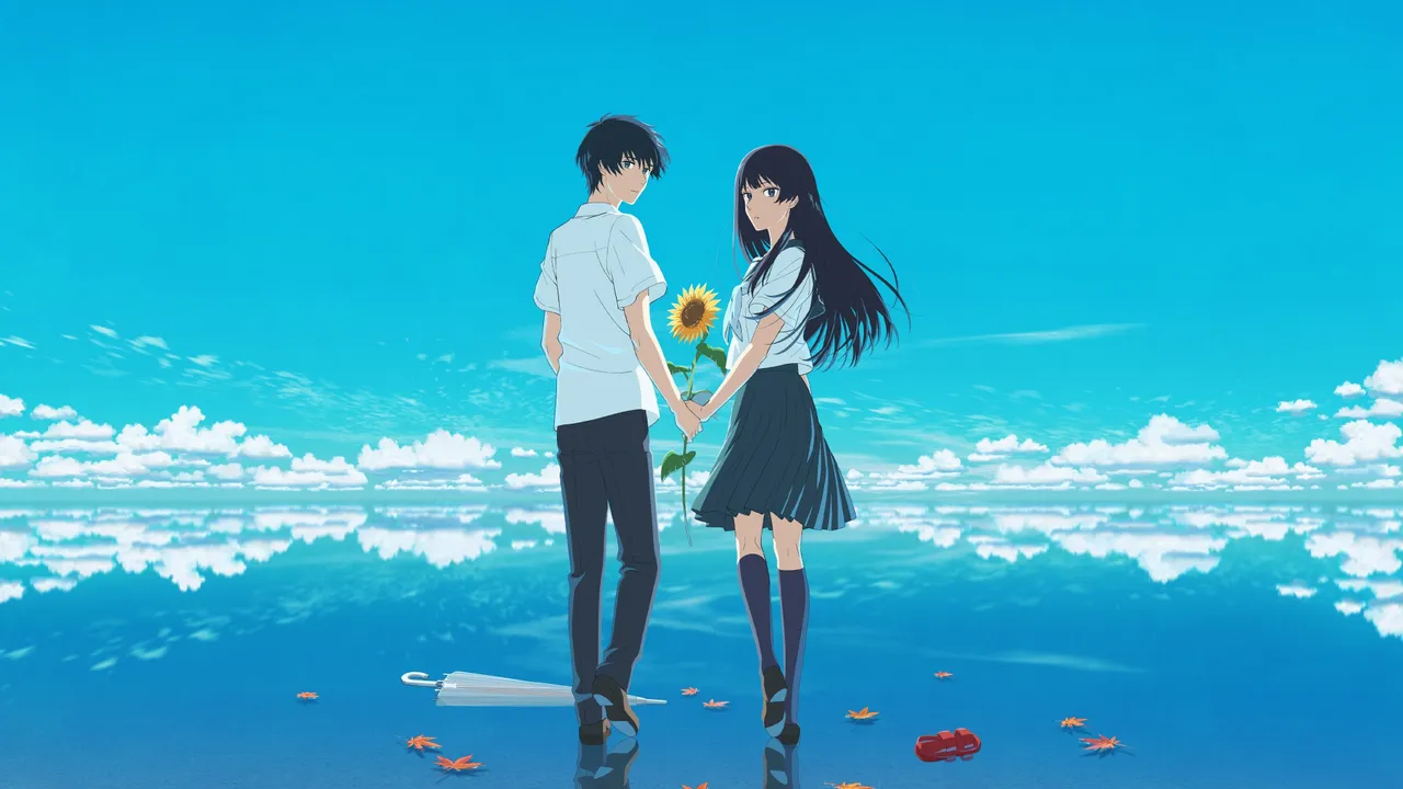 The Tunnel to Summer, the Exit of Goodbyes anime key visual