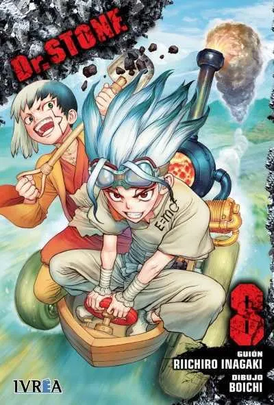 Portada de Dr. STONE, Tomo 8
