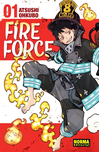 Portada de Fire Force, Tomo 1