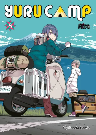 Portada de Yuru Camp, Tomo 8