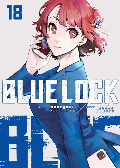 Portada de Blue Lock, Tomo 18 (edición en inglés)