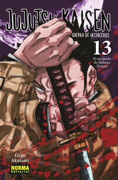 Portada de Jujutsu Kaisen, Tomo 13